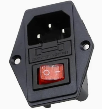 Interrupteur IEC + fusible